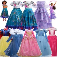 어린이 할로윈 코스프레 드레스를위한 Encanto Princess 의상 Disfraz Carnaval vestido de festa tnfantil 어린이 Canival Clothing 220721