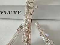Hochwertiges neues Flötenmusikinstrument 16 über FL211SL E-Key Silver C-Melodie-Flöte Musikprofessionelles Level