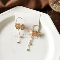 Lustre de lustre bilandi s925 agulha delicada brincos de flor de jóias primavera de resina doce resina de design doce para garotas presentes de senhora