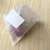 1000pcs lot pla biyodegraded çay filtreleri mısır fiber çay poşetleri dörtlü piramit şekli ısı sızdırmazlık filtresi torbaları gıda sınıfı 55 70mm307g