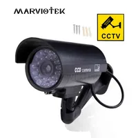 الكاميرا المزيفة في الهواء الطلق المنزل الأمان أمنية مراقبة الكاميرا الوهمية CCTV كاميرات Videcam mini كاميرا HD طاقة البطارية وميض y220428