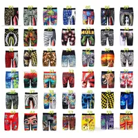 Designer Boxer Shorts Mens Short Pants Brand Sports Underpants Tight Breathable Polyester Printed Underwear With Bags