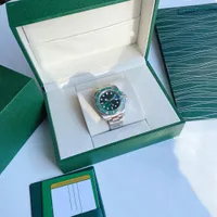 Watch Designer hochwertige Retro -Uhren klassische 39 mm grüne Maxi -Zifferblattbewegung Mechanische automatische Herren Uhren