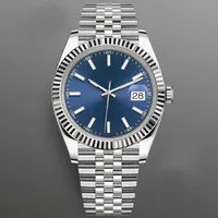 2022 Мужчины Смотреть дату Двухцвета Двухцветный юбилейный браслет сапфировые мужские часы автоматическое движение механические наручные часы Montre de Luxe