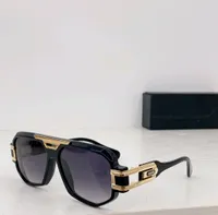 Vintage 675 Sonnenbrillen Herren Schwarz/Gold/Grau -Gradientenlinsen Sunnising Shades Modeaccessoires UV400 Eyewear
