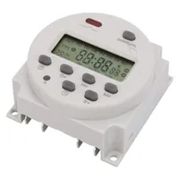 Smart Home Control Digital Display Timer Switch 1S - 168H 5VA Small 7 Days Programmable Electronic (12V DC)