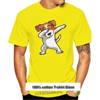 남자 티셔츠 camiseta divertida para hombre, camisa de manga corta algodón con estampado perro, dab, dance, move, harajuku gif
