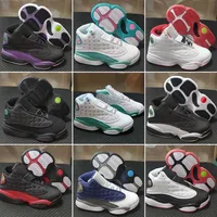 Cool Grey Childs 13 TD Infant Purple Kids Basketball Shoes White Soar Green Pink sneakers Space Jam Bred Court Flint Playground He214w