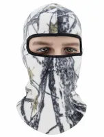 Inverno Warmer Face Mask Thermal Fleece Fleece Ski Masks Tactical Balaclava Cappello da cranio All'aperto Cycling Moto Neck Caldo Camo Masks Beanie