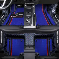 Bilgolvmatta för Jaguar F-PACE F-Typ E-Pace XJ XF XE XK I-PACE XFL XEL Väder All Styling Carpet Liner Parts Auto Accessories Waterproof Leather Pad