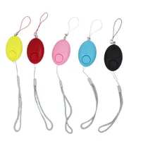 Party Favor Egg Shape Self Defense Alarm Girl Women Security Protect Alert Personal Safety Scream Loud Keychain Alarm System