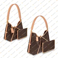 Ladies Fashion Casual Designer Luxury CARRYALL Bag Shoulder Bags TOTE Handbag Cross body High Quality TOP 5A 2 Size M46197 M46203 Purse Pouch