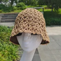 Cappello in pizzo all'uncinetto fatto a mano Vintage Turban Casual Cap Beanie Elegant for Women Girls Fisherman Bucket Hat W220804