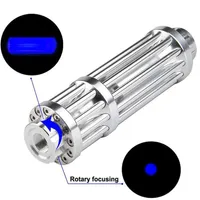 Powerful Blue Laser Pointer Torch 450nm 10000m Focusable Laser Sight Pointers Lazer Flashlight Burning Match bur qylZYA262Y