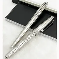 LGP Lüks Kalem 163 Metalik Gümüş Çeşme Rollerball Beyaz Kalem Ofis Okul Malzemeleri Seri Numarası ile
