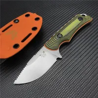 Tactical Benchmade 15002 15017 Fixed Blade Knife Hidden Canyon Hunter S30V Blade Green G10 Handle Outdoor Hunting Camping Survival Knives BM 15017-1 535 9400 3300