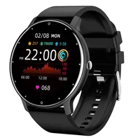 ZL02 Smart Watch Men Full Touch Screen Sport Latness Watches IP67 Bluetooth مقاومة للماء لنظام Android iOS Smartwatch Men Box214W