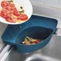 Sug Cup Sink Corner Drain Basket Shelf Multifunktion Sinks Drain Rack Sponge Holder Home Organizer Cocina Kitchen Accessories