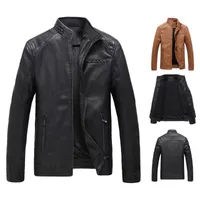 Jackets masculinos 2022 Autumn Winter Mens esportam casacos de moto de couro de casca de couro de casca de couro de casacos finos de lã de lã de lã de fino