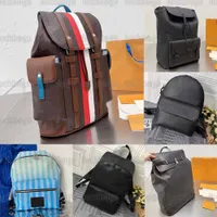 Designer de luxo Christopher Slim Backpack Aerograma Sport Walking Steamer Backpack Classic Fashion Travel Discovery Backpacks
