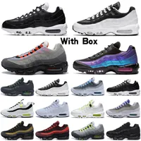 2022 Classic 95 Airmaxs Мужские кроссовки для кроссовки сандалии Chaussures 95s неоновые тройные черные белые хаки