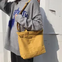 Schoudertassen ontwerp vrouwen canvas tas katoen stof vrouw herbruikbare shopper tote dames eco doek boodschappentassen