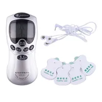 4 cuscinetti elettrodi Decine Agopuntura Massager Digital Electric Full Body Massager Digital Therapy Machine276H
