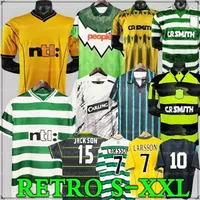 Retro LARSSON Celtic soccer jerseys 89 94 95 96 97 98 01 02 05 06 DALGLISH JACKSON MORAVCIK NAKAMURA calcio football shirts Custom Name Number