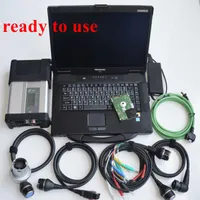 MB Star C5 SD Connect Tool mit neuester Version Software 2022.03V SSD HDD Laptop CF-52 Diagnosecanner für MB Star Cars Trucks Diagnose