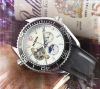 Top Model Skeleton Dial Watch 41-мм автоматические движения механическая нейлоновая ткань Пояс спортивные самостоятельные модные классические наручные часы имеют рождественский подарок