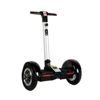 اثنين من العجلات سكوتر ذكية متوسطة الذاتي هو Hoverboard مع مقبض تطبيق Mobile Bluetooth Scooter 10 بوصة Smart Electric Skatboard237O