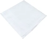 Mouchoir blanc en coton masculin