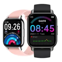 P66 Smart Watches for Women Bluetooth Call Hartslag Hartslag bloeddruk zuurstofdetectie IP68 waterdichte sporttracker smartwatch voor mannen