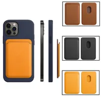 Card Bag For Magnetic Fashion Wallet Card Holder Case For iPhone 12 Pro Max 12 Mini Leather Pouch Cover302n