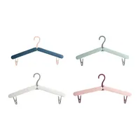 Hooks Travel Pliage Hanger RV Portable Drying Rack Camping Choques sous-vêtements Clip Home Hanger Inventory Wholesale