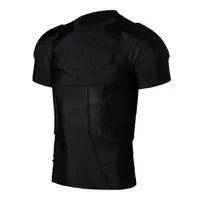 T-shirt de protecteur de carrosserie entier Honeycomb Sponge Pads Sportswear Armor for Rugby Basketball Football332L