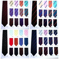 Bow Ties 100pcs Striped Multi Color Neckties Business Formal Neckwear For Men Occasion Wedding Donn22