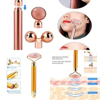 Nxy Face Care Devices in Electry Eye Eye Jade Masage Roller Vibration Facial Slimming Lifting Massager Anti Aging Wrinkle Massage Tool 0621