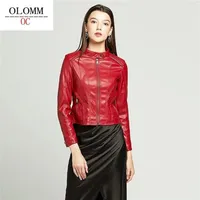 OLOMM OC NF7006E Vêtements pour femmes Fake Leather Matte Matte Top Quality Dhl 201214