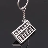 Keychains Unique Creative Luxury Metal Keychain Car Chain Chain China China Abacus Pendant de Hight Quality Gifts 10PCS / LOTKEYCHAINS FORB22