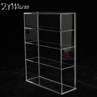 Decor KiWarm High Gloss Acrylic Display Box Show Case Sliding Door for Mini Perfume Bottle Jewelry Crafts Home Shop Factory 260Y