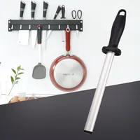 8-Zoll-Diamantmesser-Schärfen Stahl 30 cm langer Honen-Rodkoch-Kochkoch professionelles Küchenwerkzeug für Home Kitchen285a