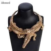 Ahmed Design Exaggerated Punk Full Necklace for Women Fashion Trend Statement Necklace Collar Bijoux 220805
