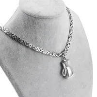Hänghalsband Anpassningsbara byzantinska kedjan herrpunk rostfritt stål smycken halsband för kvinnors kejsare gåvor