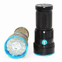 25000 lumens SKYRAY King 12T6 LED flashlamp 12 x CREE XM-L T6 Tactical Portable Led Flashlight Hunting Lamp Flashlights Torch243T