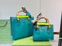 Fashion Petites grandes femmes Bambou Sacs Designer Brand Hands Sac à main Green Rose Handle It Cro Body Ladies Diana Mini Tote Bag 2022 Top Quality