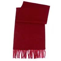 Sjaals luxe kasjmier wollen sjaal warme winter mannen bordeaux comfortabel donker rood mode ontwerp casual slijtage 2022