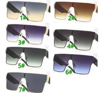 5 piezas de verano hombre de moda viajero de moda gafas de sol en marco grande