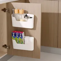 Opslag plastic doos muur gemonteerd opbergdozen keuken badkamer diverse kunststoffen kastdeur storage organisator