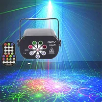 Smart Automation Modules Mini Laser Light UV 120 Patterns Starry Sky Projection Lamp KTV Bar Colorful Atmosphere Flash USB Rechargeable Home